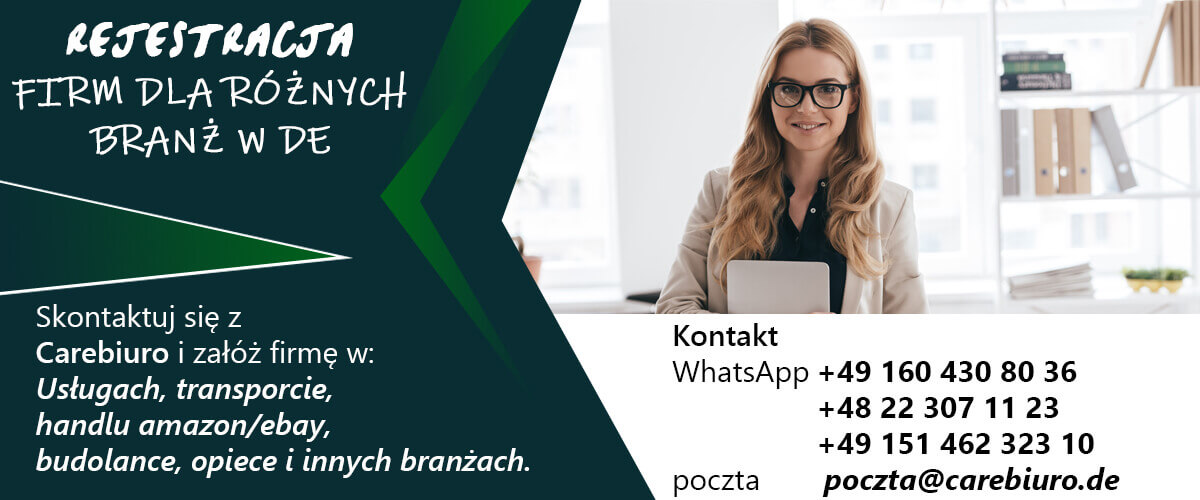 Rejestracja firmy w Niemczech