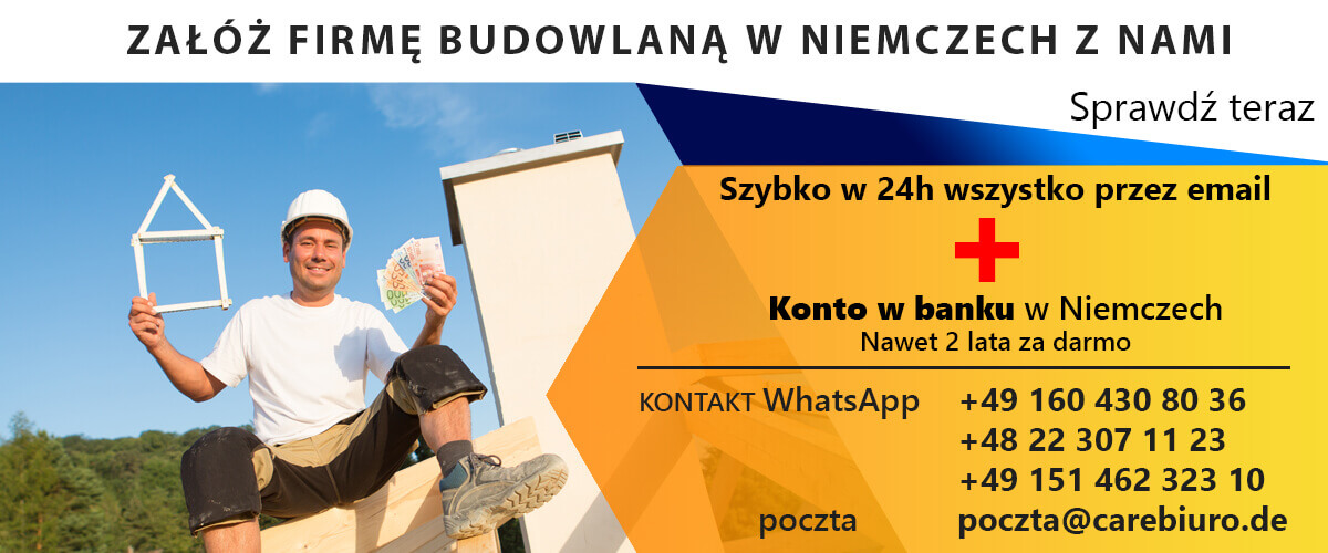 Firma w Niemczech dla budowlanki
